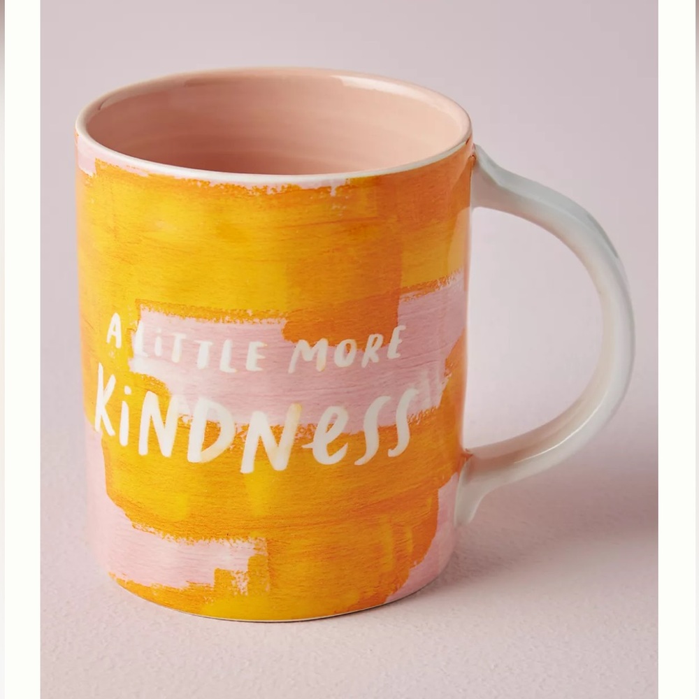 Anthro | A Little More Kindness Mug